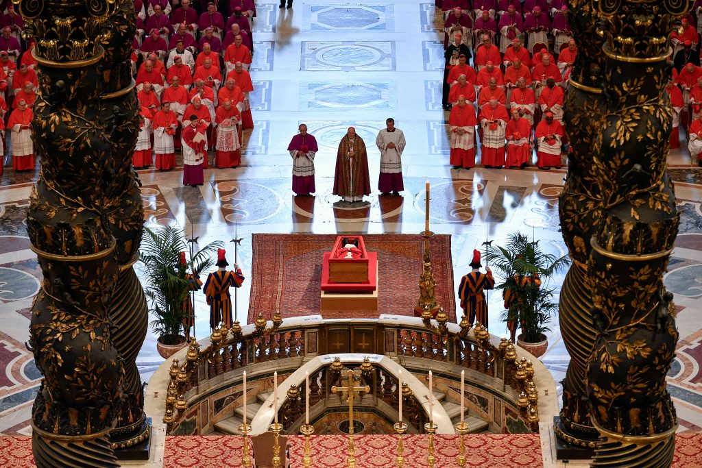 Pope Francis Lying in State in St Peter's Basillica