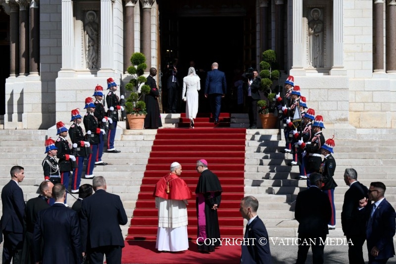 Apostolic Journey to the Principality of Monaco Meeting with the Catholic Community
