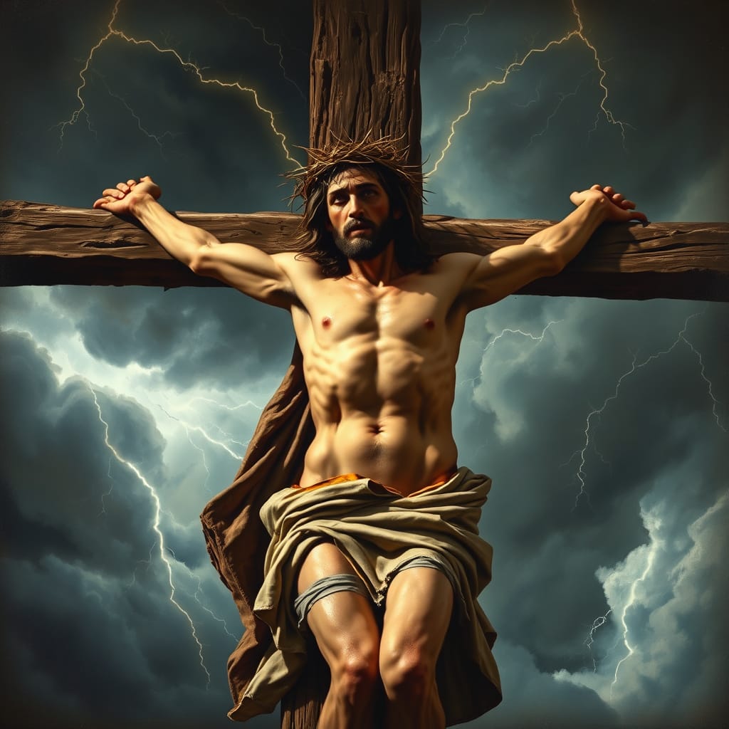  victory of Jesus Christ over sin and death through His suffering, crucifixion, and resurrection.