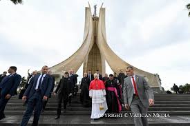 Apostolic Visit to Algiers Visit To The Maqam Echahid Martyrs’ Monument