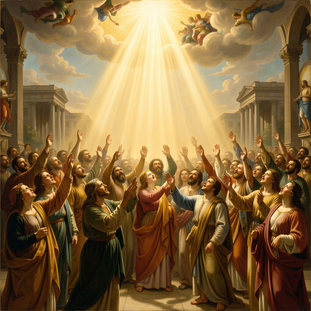  humanity is offered forgiveness of sins and the promise of salvation. 