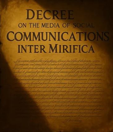 DECREE ON THE MEDIA OF SOCIAL COMMUNICATIONS INTER MIRIFICA