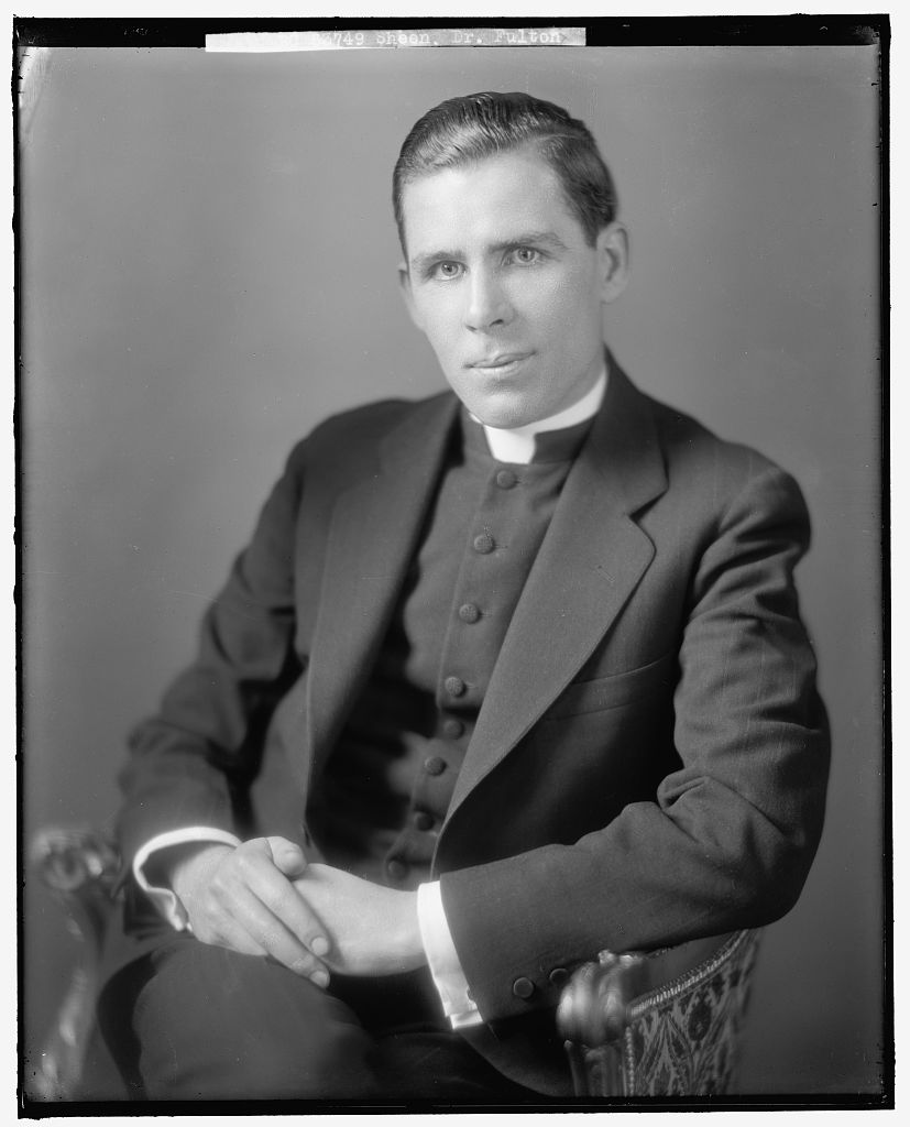 Fulton J. Sheen as a young priest.
